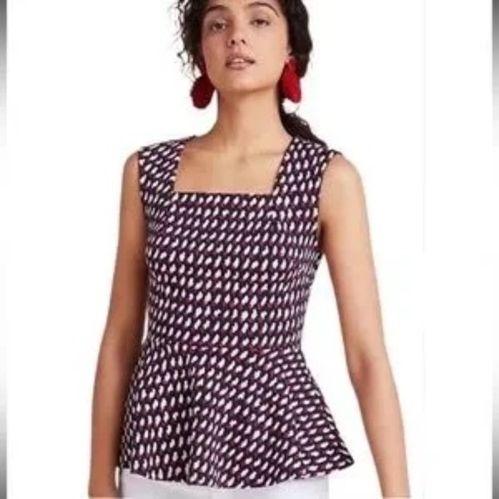 Anthropologie Eri + Ali Peplum Top